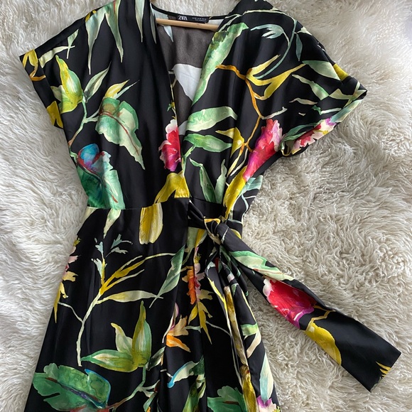 Zara silk jumpsuit xs nwt - Picture 10 of 13
